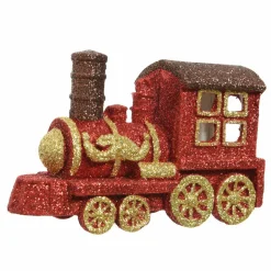 KAEMINGK Train de Noël (H7,50 cm) Rouge Hot