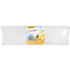 EMINZA Traversin moelleux (140 x 23 cm) Doux et gonflant Blanc Discount