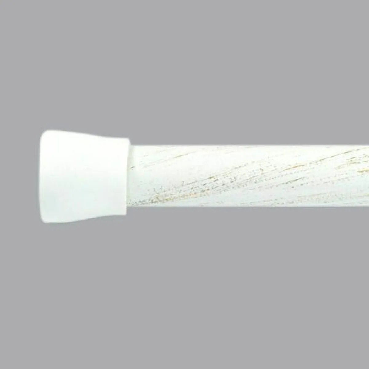 LUANCE Tringle autobloquante extensible (L70 - L120 cm / D22 mm) Rond Blanc Discount