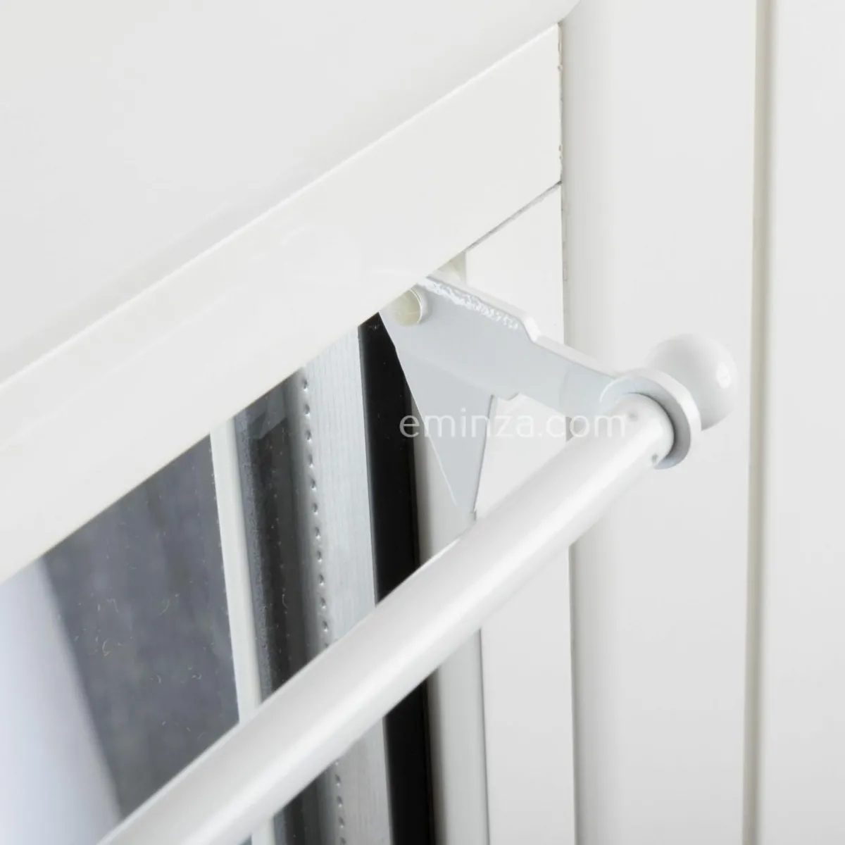 LUANCE Tringle extensible Fix'vit (30 à 50 cm) Blanc Clearance