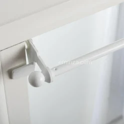 LUANCE Tringle extensible Fix'vit (80 à 120 cm) Blanc Best