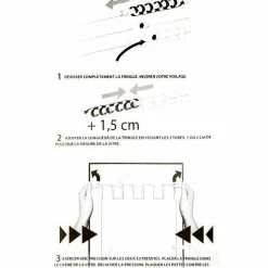 LUANCE Tringle extensible Fix'vit (80 à 120 cm) Blanc Best