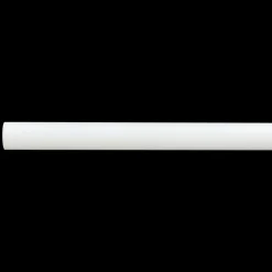LUANCE Tringle rideau métal (L150 cm / D20 mm) Jim Mat Blanc Clearance