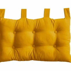 ENJOY HOME Tête de lit coussin (45 x 70 cm) Panama Jaune moutarde Discount