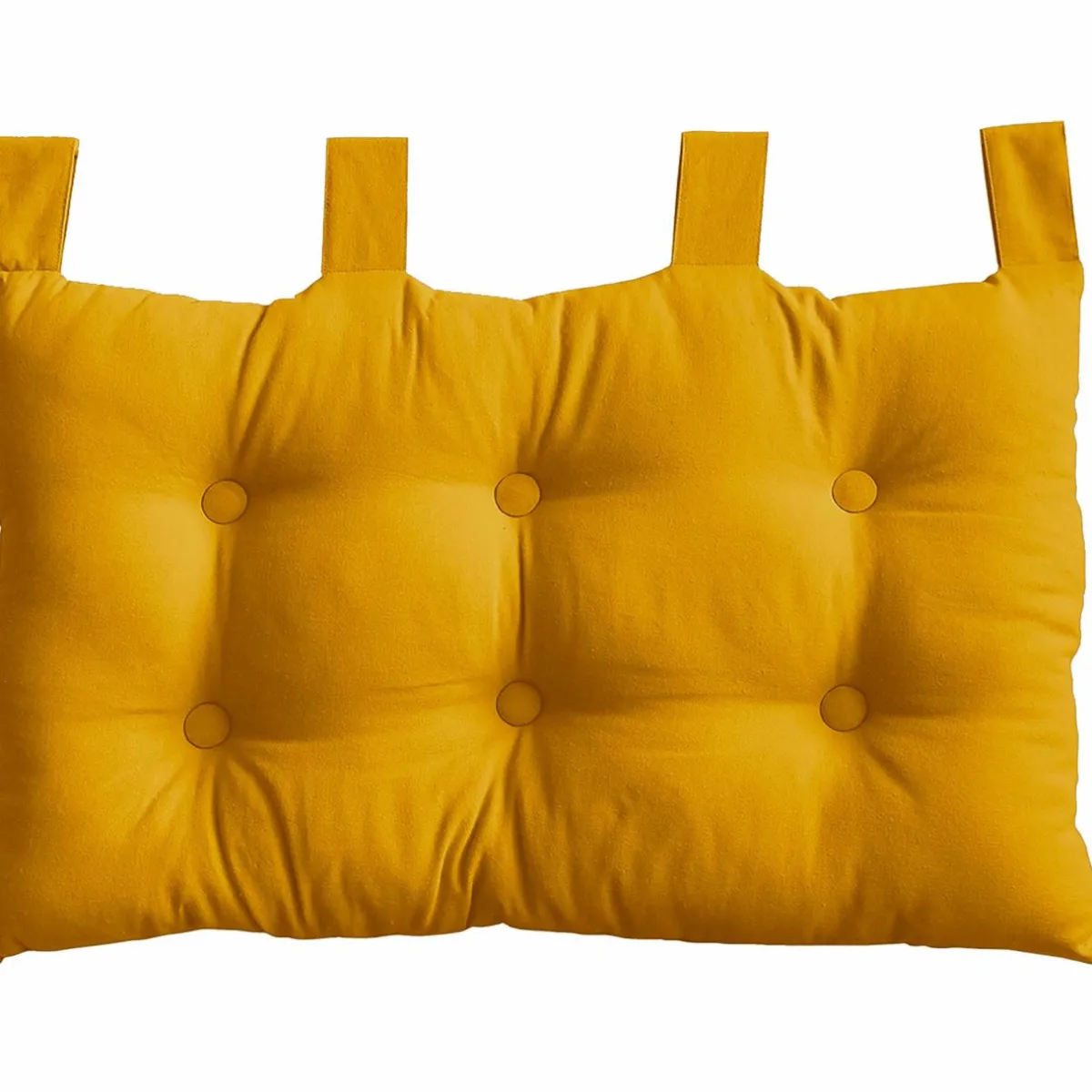 ENJOY HOME Tête de lit coussin (45 x 70 cm) Panama Jaune moutarde Discount