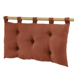 EMINZA Tête de lit coussin gaze de coton (80 x 50 cm) Gaïa Terracotta Outlet