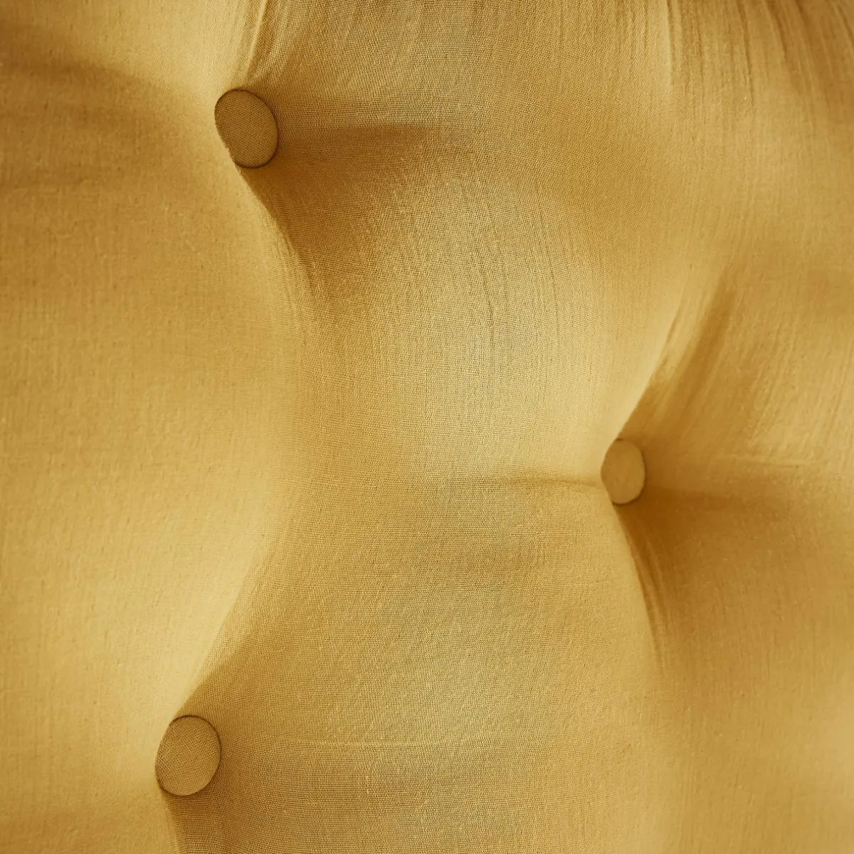 EMINZA Tête de lit coussin gaze de coton (80 x 50 cm) Gaïa Jaune safran Outlet