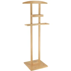 TENDANCE Valet de chambre pour vêtement (H115 cm) Bambou Naturel Discount