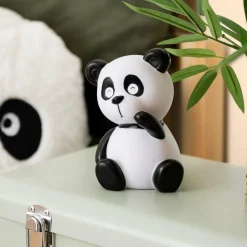 Atmosphera cru017dateur d'intu017drieur for kids Veilleuse enfant à piles (10 x 13,5 cm) Panda e Noir Sale