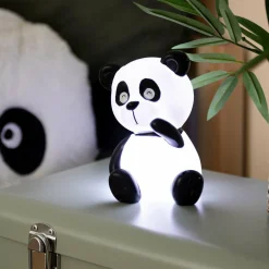 Atmosphera cru017dateur d'intu017drieur for kids Veilleuse enfant à piles (10 x 13,5 cm) Panda e Noir Sale