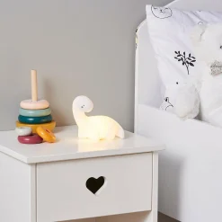 OSTARIA Veilleuse enfant (L13.2 cm) Dino he Blanc Hot
