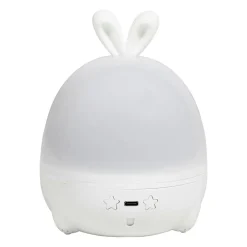 OSTARIA Veilleuse enfant piles ou usb (12 x 15,7 cm) Lapin he Blanc Hot