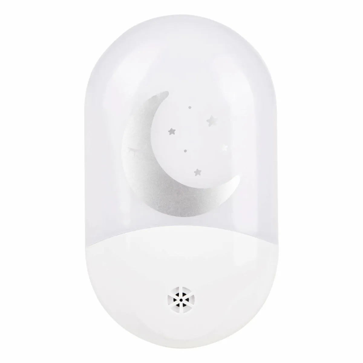 OSTARIA Veilleuse enfant secteur (H10 cm) Lune he Blanc Discount