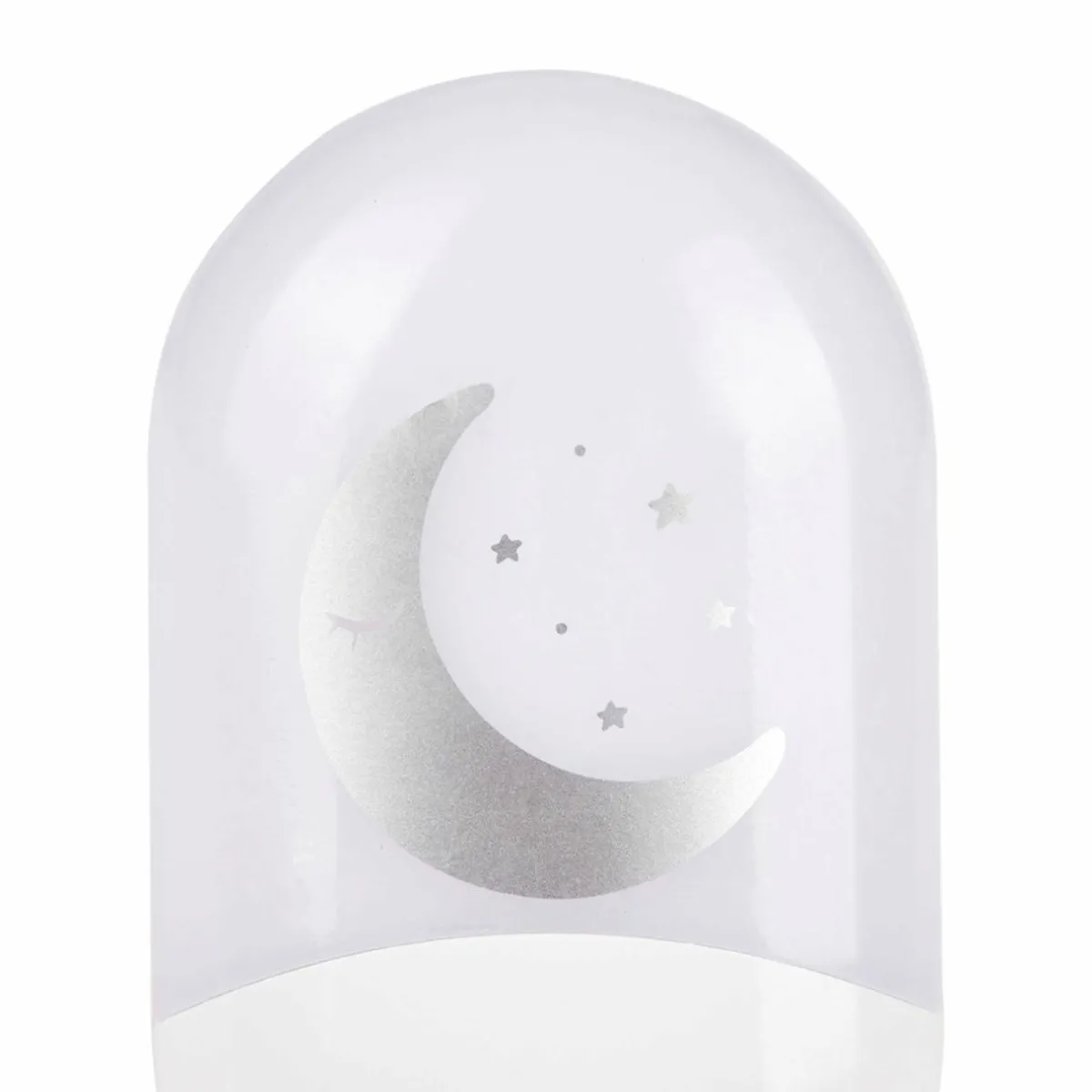 OSTARIA Veilleuse enfant secteur (H10 cm) Lune he Blanc Discount