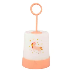 OSTARIA Veilleuse nomade enfant piles (18,8 cm) Licorne Rose Sale