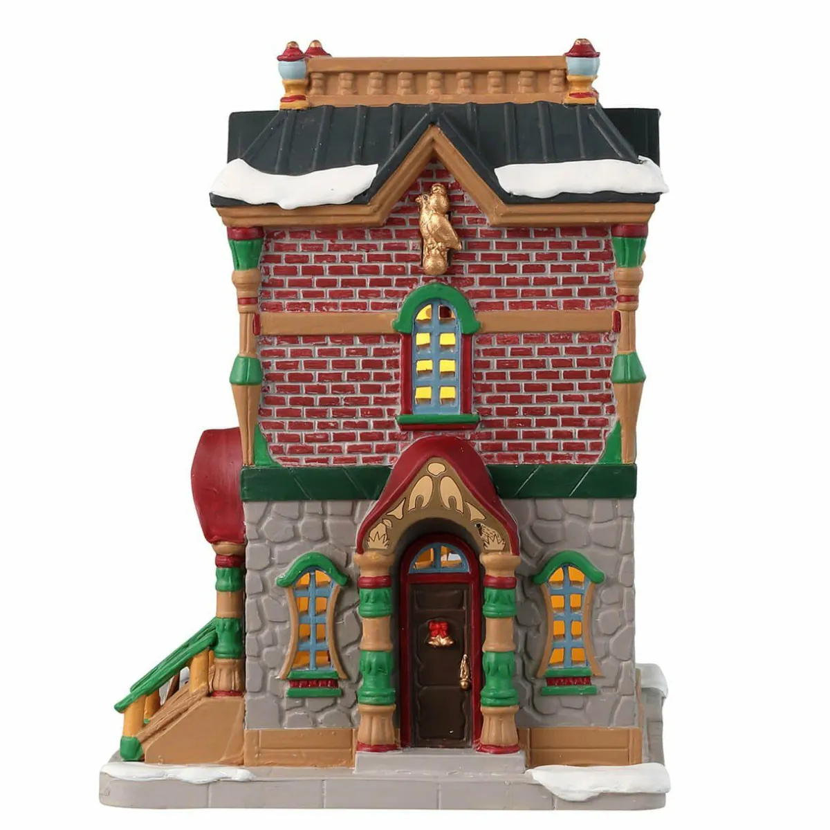 LEMAX Village de Noël à piles lumineux La Perdrix et la Poire Sale