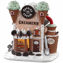 LEMAX Village de Noël à piles lumineux Glacier Cookies n' cream Sale