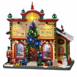 LEMAX Village de Noël à piles lumineux Boutique de Cranberry Hill Sale