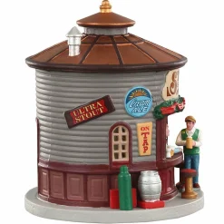 LEMAX Village de Noël à piles lumineux Le kiosque Stout Shack