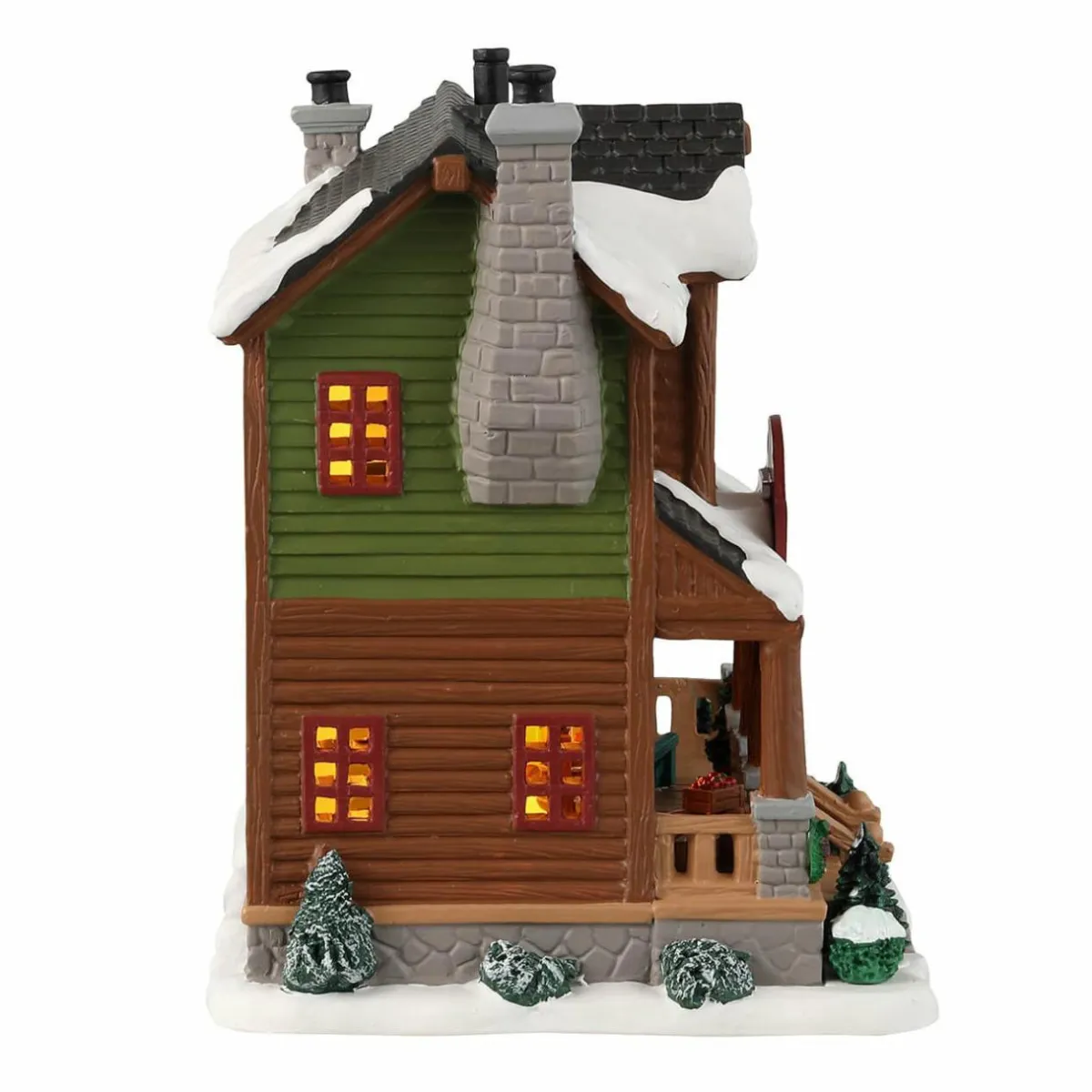 LEMAX Village de Noël à piles lumineux Cidrerie White Moutain