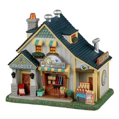LEMAX Village de Noël lumineux Épicerie de produits frais Sale