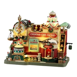 LEMAX Village de Noël lumineux, musical et animé Fabrique de gâteaux de Noël Sale