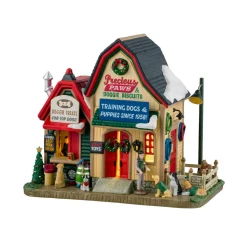 LEMAX Village de Noël lumineux Jolies Pattes Et Biscuits Pour Chiens Best