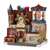 LEMAX Village de Noël lumineux, musical et animé La Boîte à musique