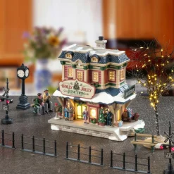 LEMAX Village de Noël lumineux Ensemble complet Gare Holly Jolly Best
