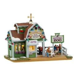 LEMAX Village de Noël lumineux Le Ranch d'alpaga Discount