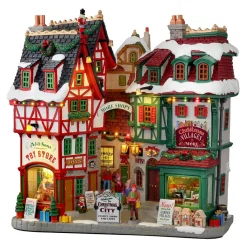 LEMAX Village de Noël lumineux à piles Christmas City