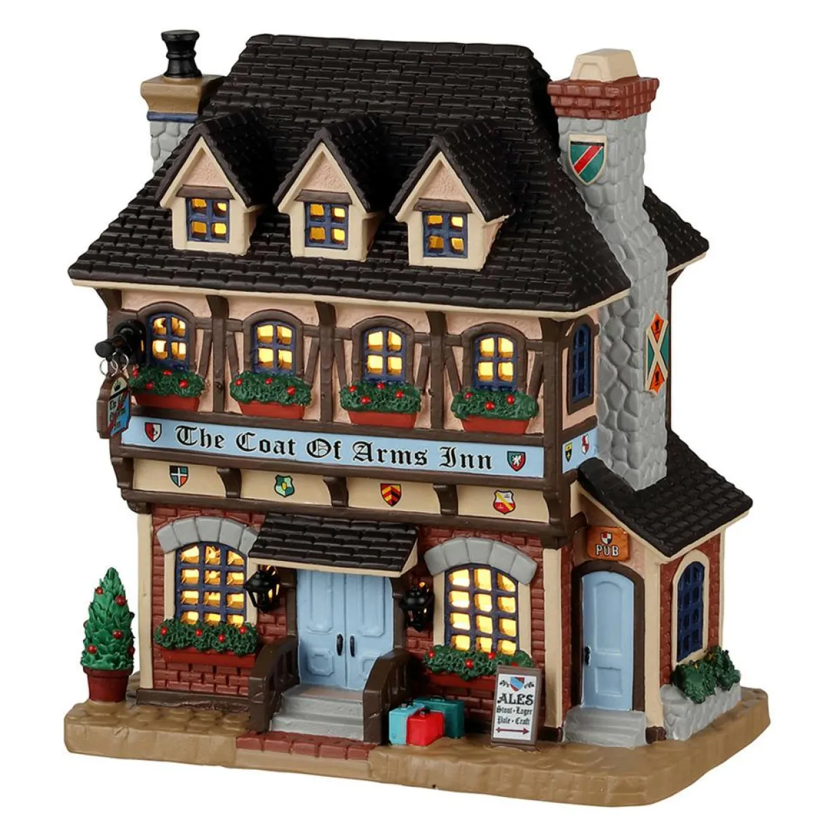 LEMAX Village de Noël lumineux Auberge The Coat of arms Online
