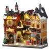 LEMAX Village de Noël lumineux à piles Boutiques d'hiver de Vail Clearance