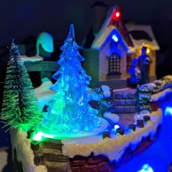 KAEMINGK Village de Noël lumineux à piles Soirée d'hiver Multicolore Online