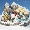 KAEMINGK Village de Noël lumineux et musical Chalets en montagne Best