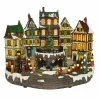 KAEMINGK Village de Noël lumineux et musical Ville enneigée New