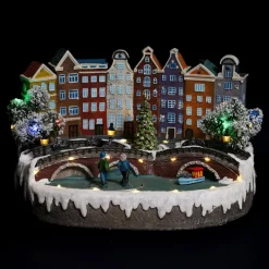 KAEMINGK Village de Noël lumineux et musical Amsterdam Online