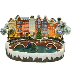 KAEMINGK Village de Noël lumineux et musical Amsterdam Online