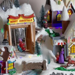 KAEMINGK Village de Noël lumineux et musical Nuit de Noël Hot