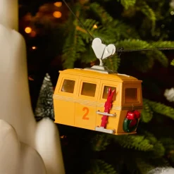 KAEMINGK Village de Noël lumineux, musical et animé Télépherique New