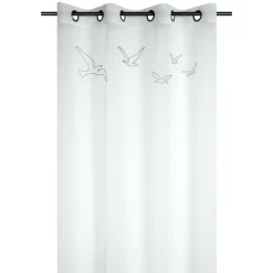 STOF Voilage (140 x 260 cm) Bordemer Blanc Outlet
