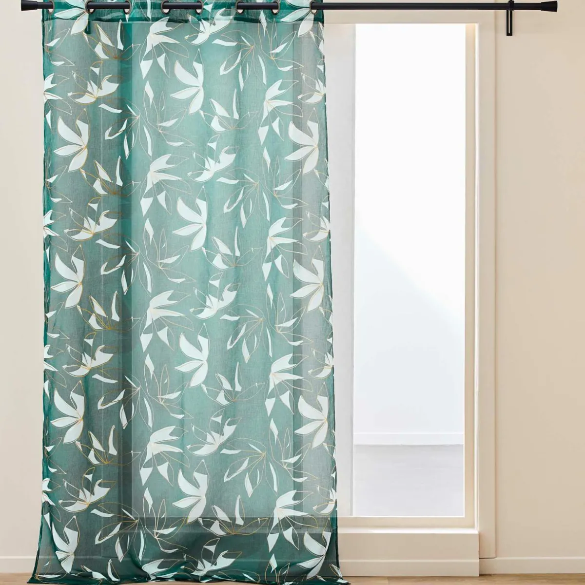 douceur d'intu017drieur Voilage (140 x 240 cm) Elsa Vert Clearance