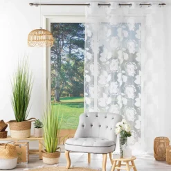 DOUCEUR D'INTERIEUR Voilage (140 x 240 cm) Florinella Blanc Hot