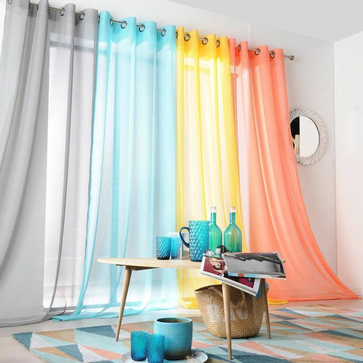 LINDER Voilage (145 x 240 cm) Givrée Beige Hot