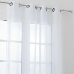 LINDER Voilage (145 x 240 cm) Givrée Blanc Outlet