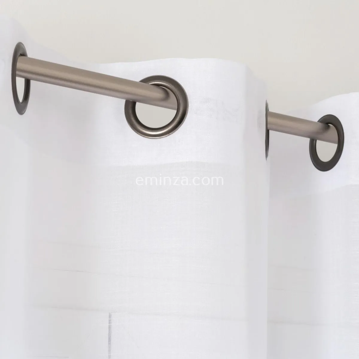 LINDER Voilage (145 x 240 cm) Givrée Blanc Outlet