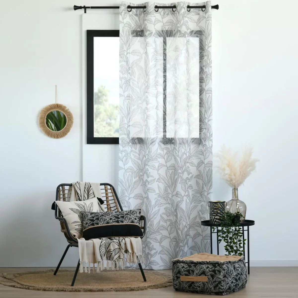 STOF Voilage (140 x 260 cm) Kinogi Beige New