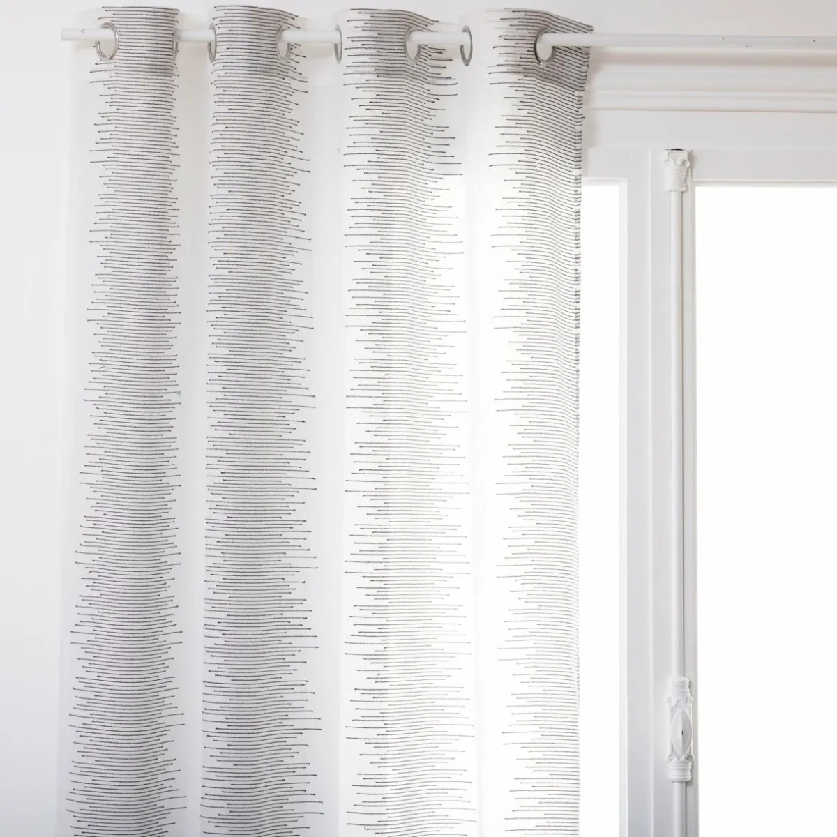 ATMOSPHERA Voilage (140 x 240 cm) Liah Blanc Outlet