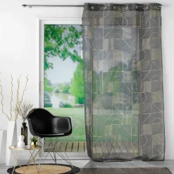 DOUCEUR D'INTERIEUR Voilage (140 x 240 cm) Lineor Gris Anthracite Sale