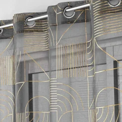 DOUCEUR D'INTERIEUR Voilage (140 x 240 cm) Lineor Gris Anthracite Sale